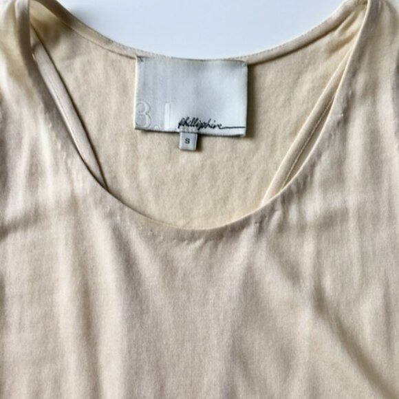 3:1 Philip Lim silk/cotton creme size small Tank Top - Picture 3 of 16